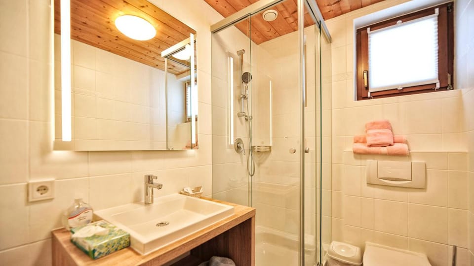 Shower, Toilet, Bathroom, towels