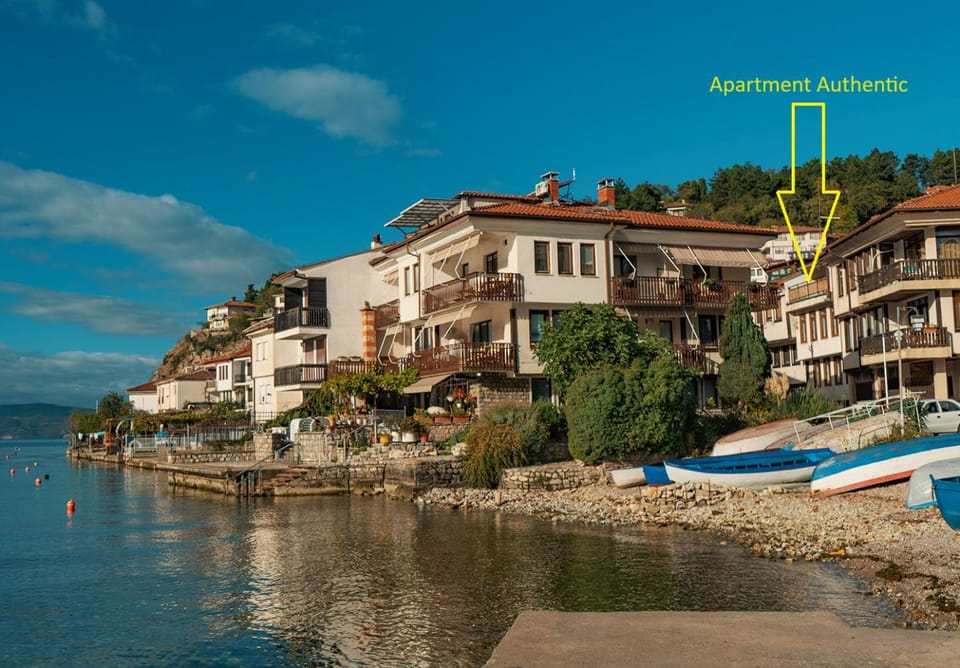 Property building, Nearby landmark, Day, Lake view