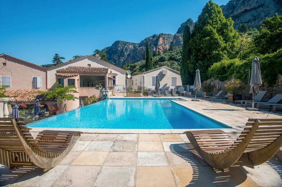 Natural landscape, Pool view, Swimming pool