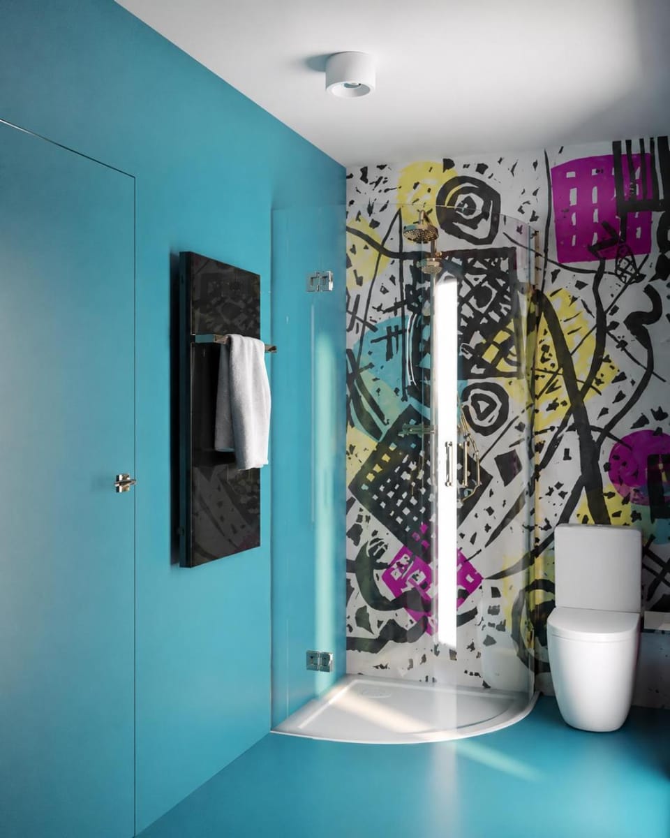 Shower, Bathroom, towels