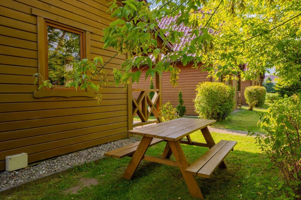 Domki Natalia Łeba blisko centrum Nature lodge in Leba