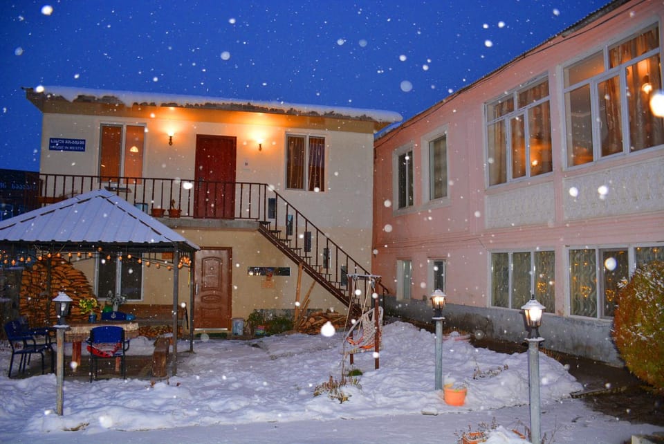 Facade/entrance, Night, Winter