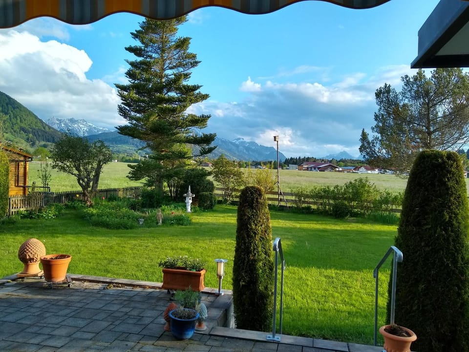 Garden view, Mountain view