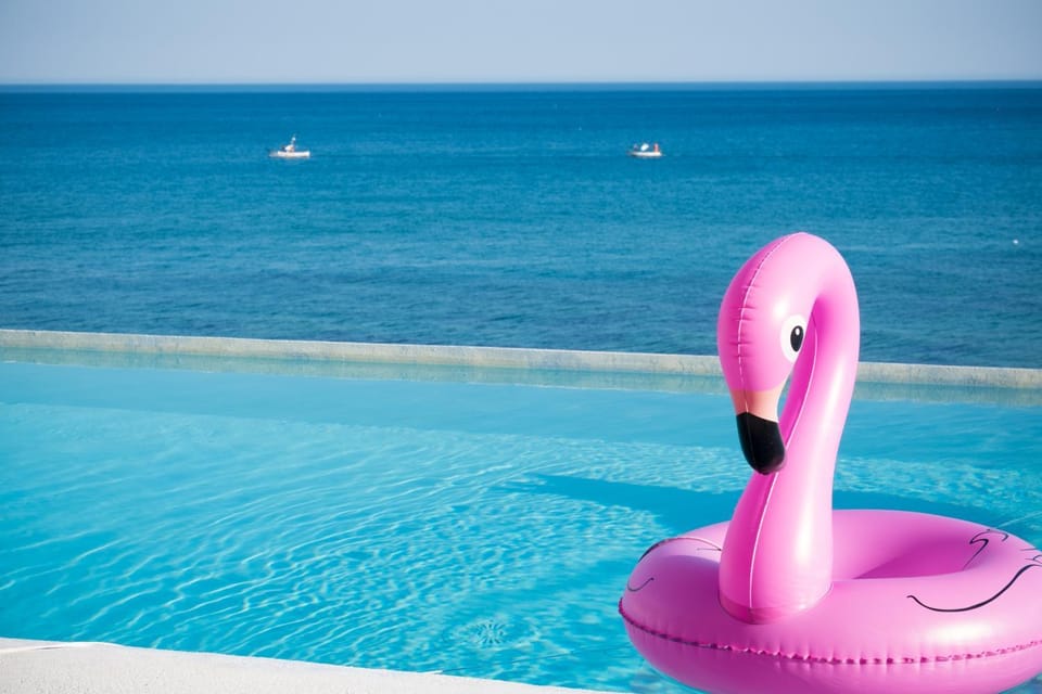 Day, Pool view, Sea view, Swimming pool