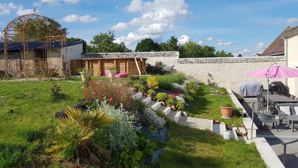 Spring, Garden, Garden view