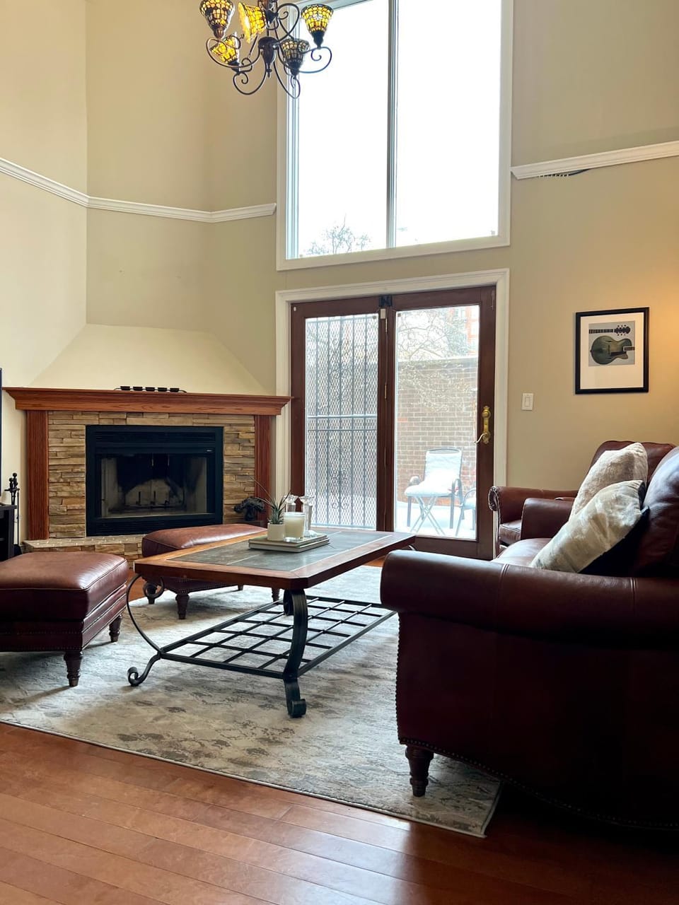 Living room, Seating area, flat iron