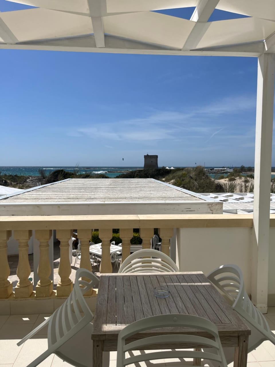 View (from property/room), Balcony/Terrace, Landmark view, Sea view