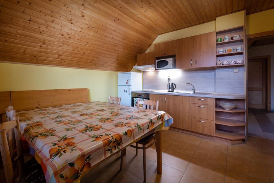Kitchen or kitchenette, Dining area