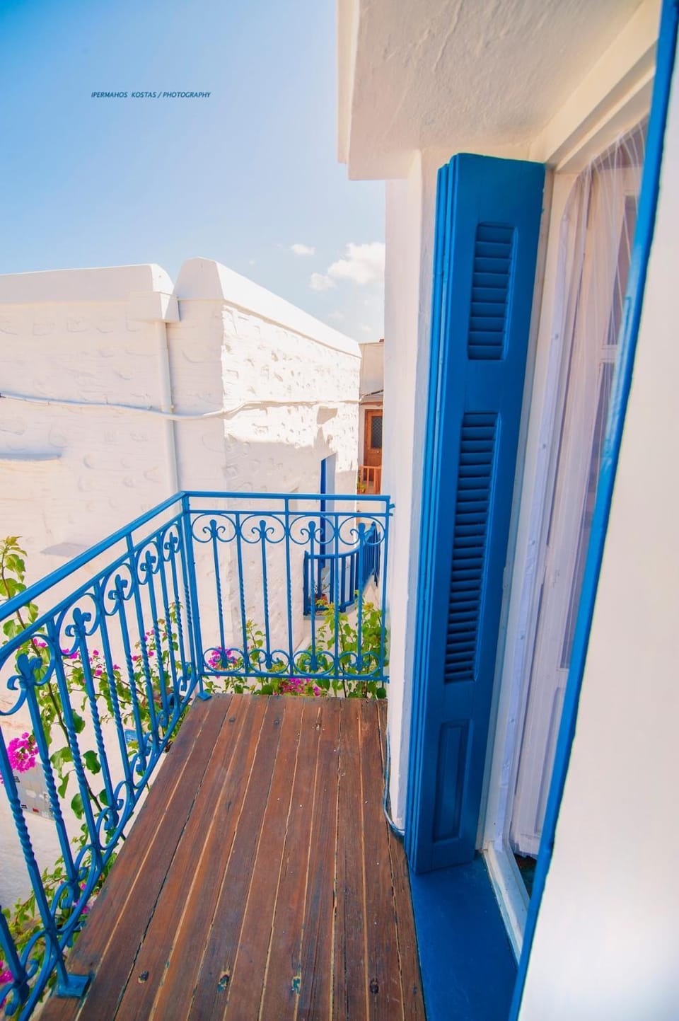 The Balcony Of Bougainvillea Apartment in Decentralized Administration of the Aegean