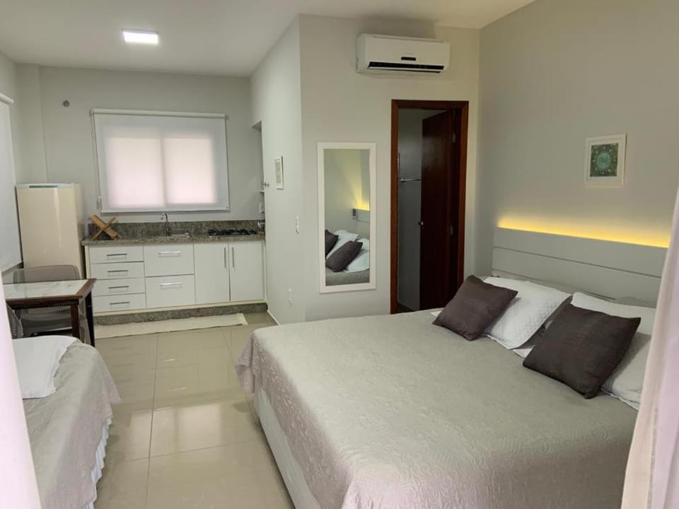 Bed, Bedroom, air conditioner