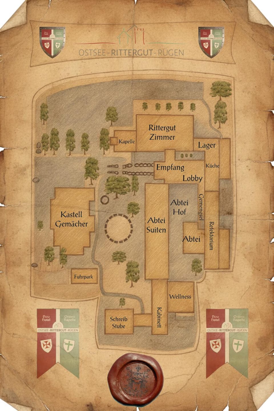 Property building, Floor plan, Area and facilities