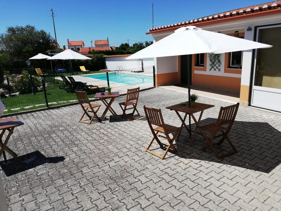 Patio, Pool view