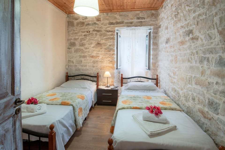Ionian Stone Home with Terrace House in Peloponnese, Western Greece and the Ionian