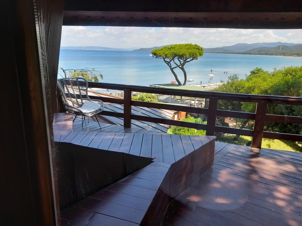 Natural landscape, View (from property/room), Balcony/Terrace, Sea view