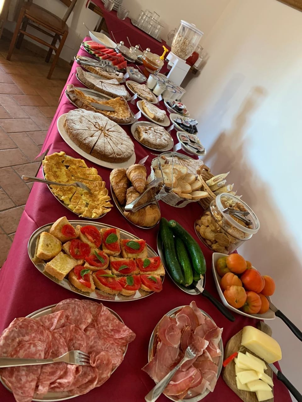 Food and drinks, Food, Buffet breakfast