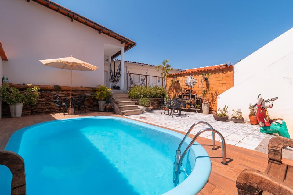 Patio, Natural landscape, Pool view, Swimming pool, sunbed
