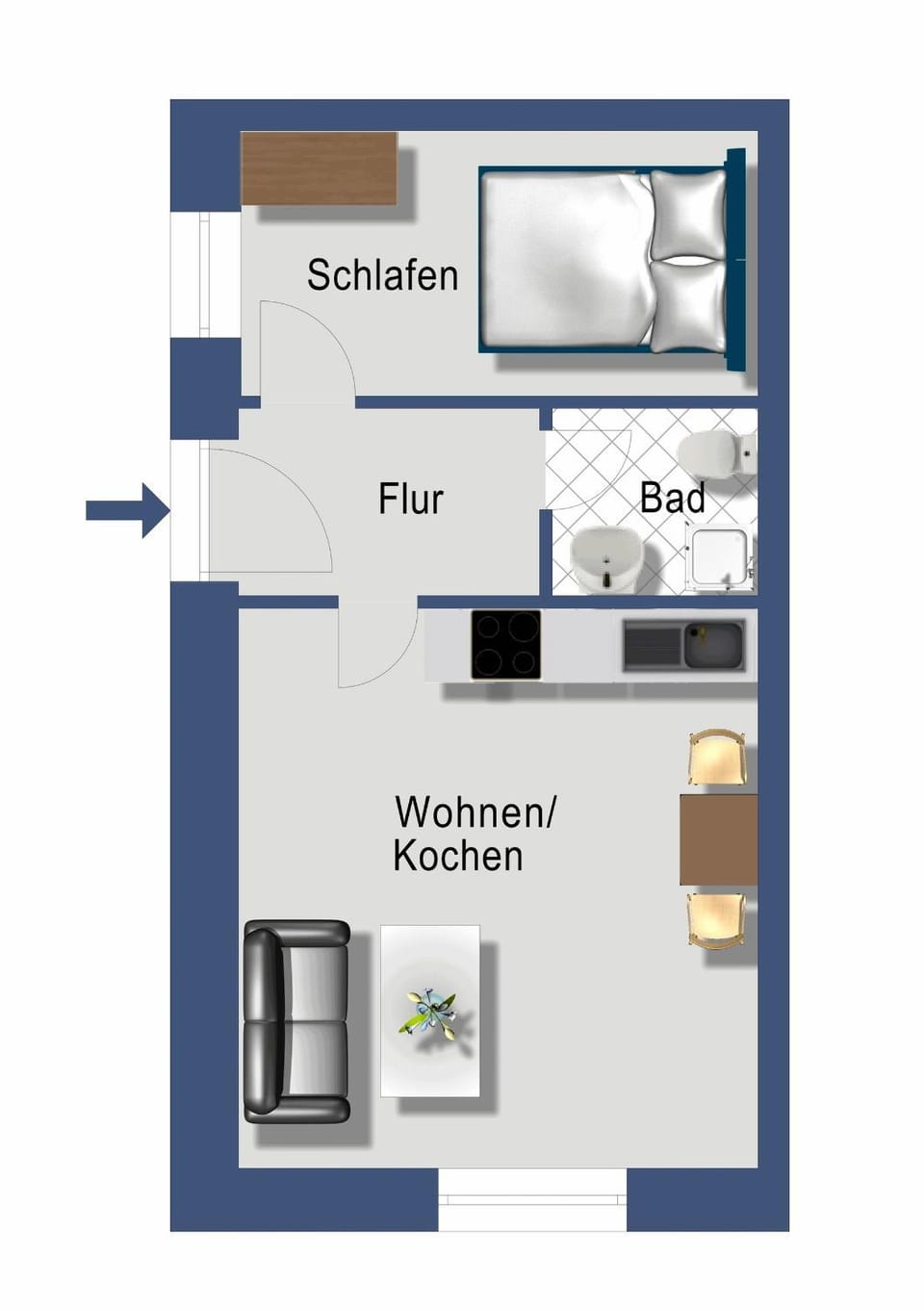 Schleiblick App 4 Apartment in Schleswig-Holstein