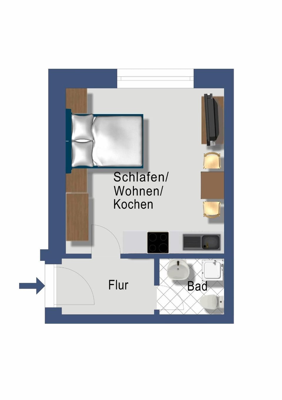 Schleiblick Sparzimmer 1 Apartment in Schleswig-Holstein