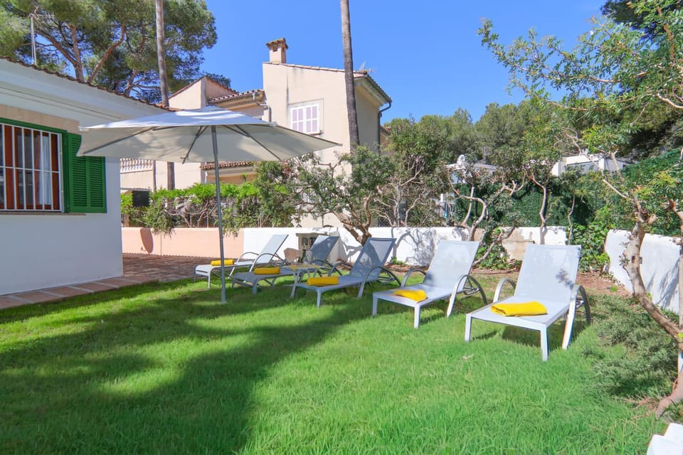 Property building, Patio, Spring, Day, Garden, Garden view, sunbed