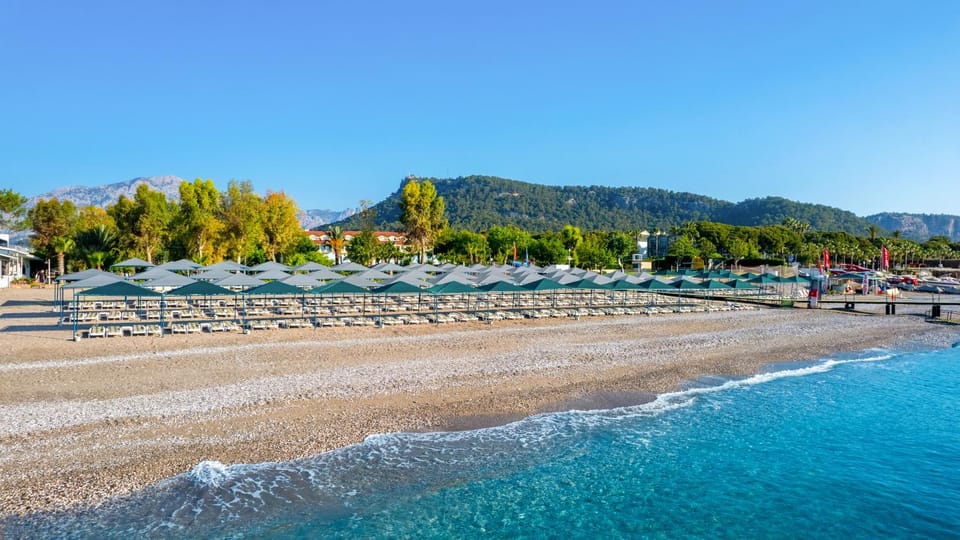 Beach, Mountain view