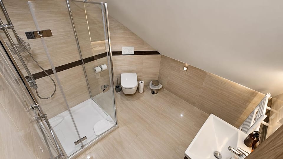 Shower, Toilet, Bathroom, towels