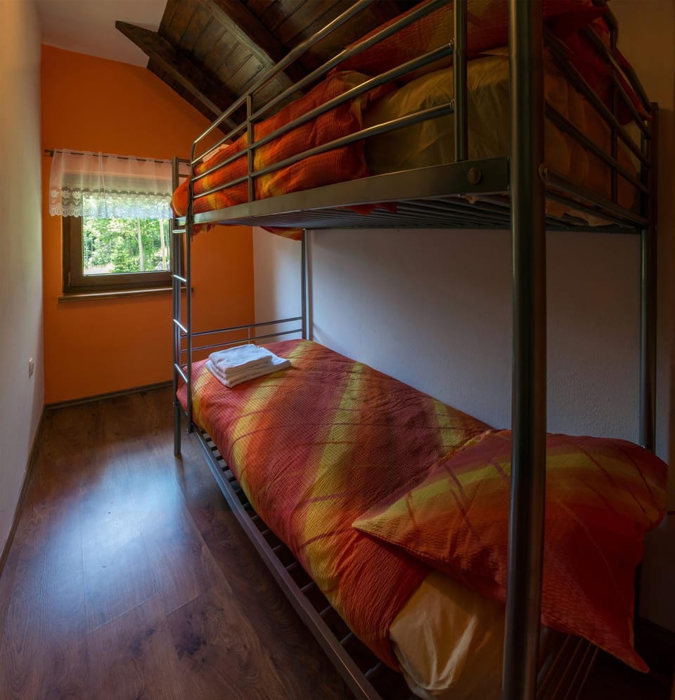 Bed, Photo of the whole room, Bedroom, bunk bed