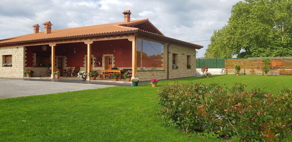 Property building, Garden view