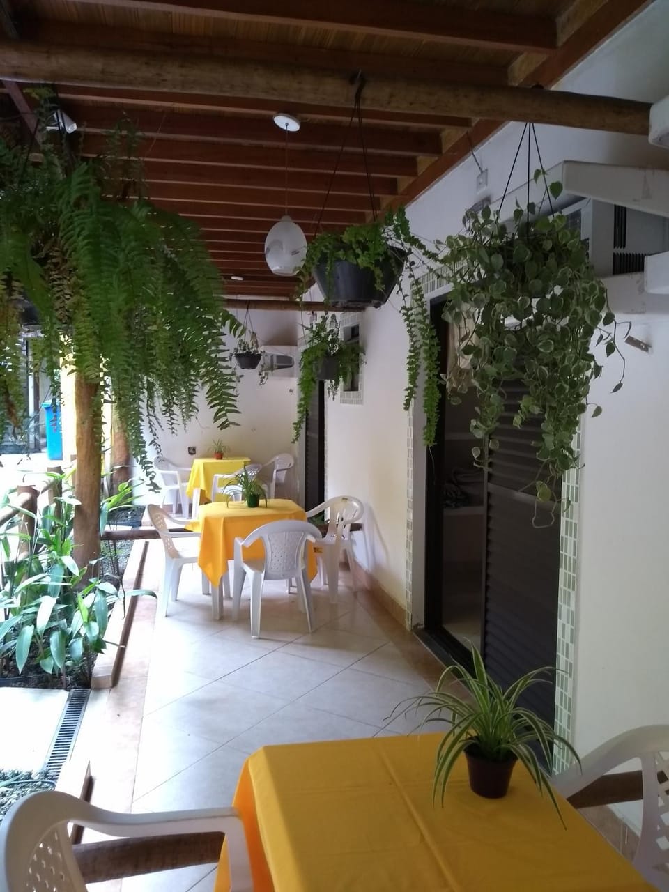 Patio, Natural landscape, Living room, Photo of the whole room, Decorative detail, Decorative detail, Dining area, Garden view