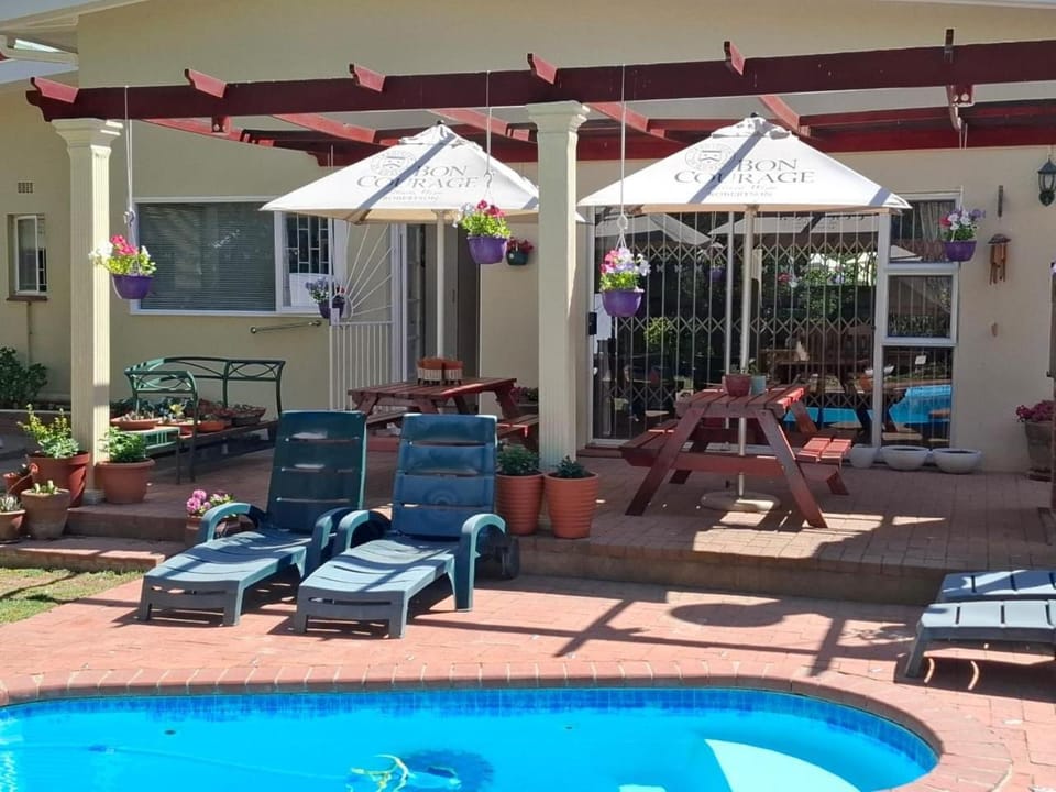 Property building, Pool view