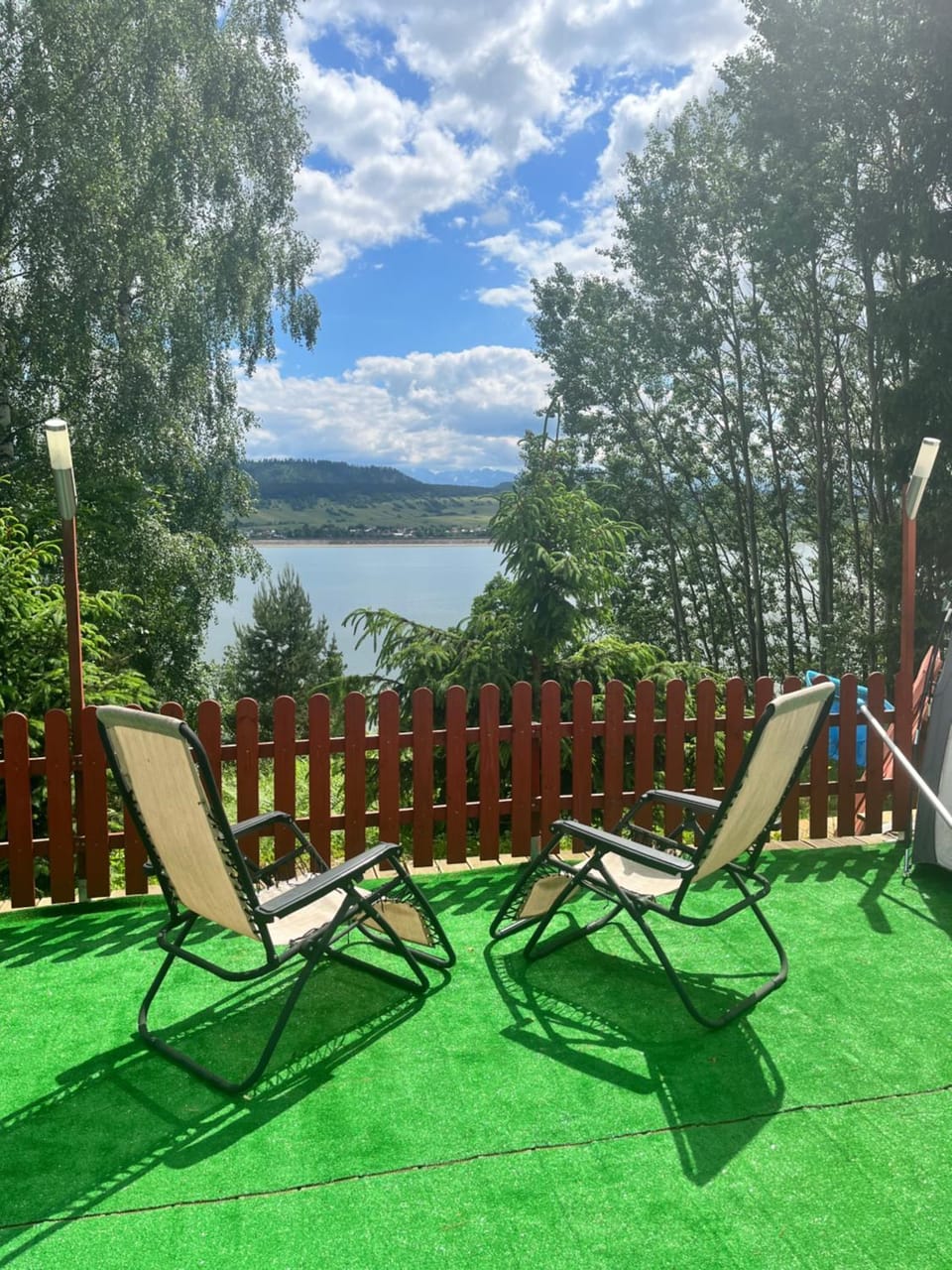 Day, Natural landscape, Lake view, Mountain view, sunbed