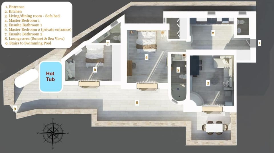 Hyperion Villa by LLB Mykonos Villa in Mykonos, Mikonos 846 00, Greece