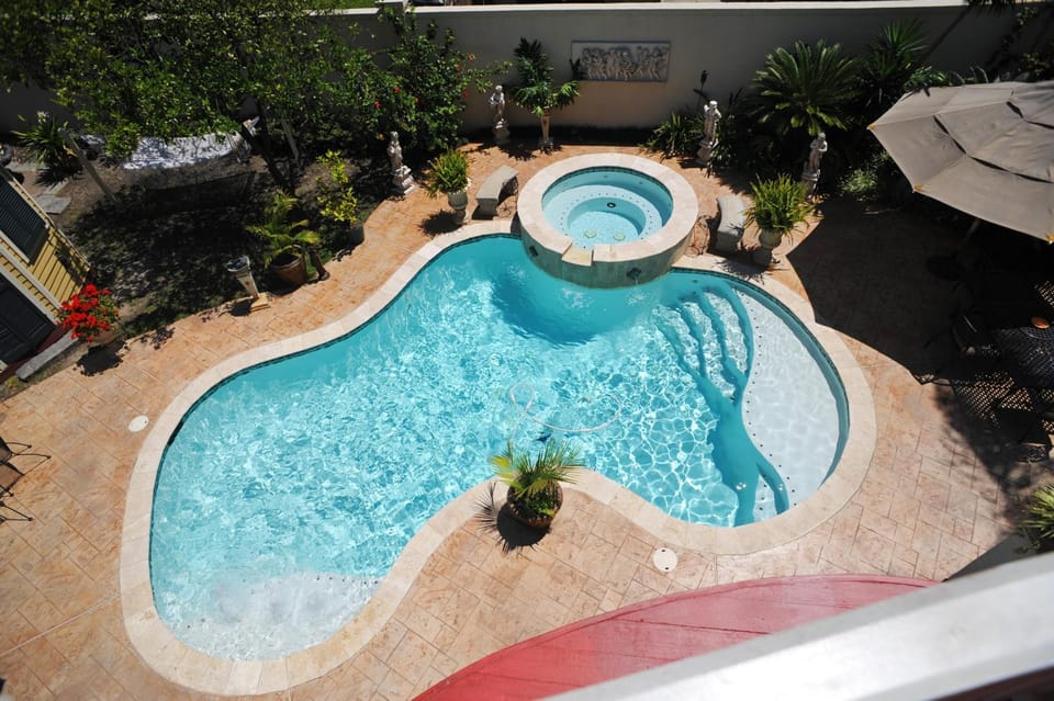 Bird's eye view, Pool view, Swimming pool