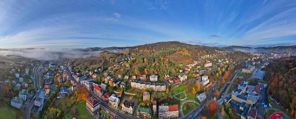 Property building, Bird's eye view, City view