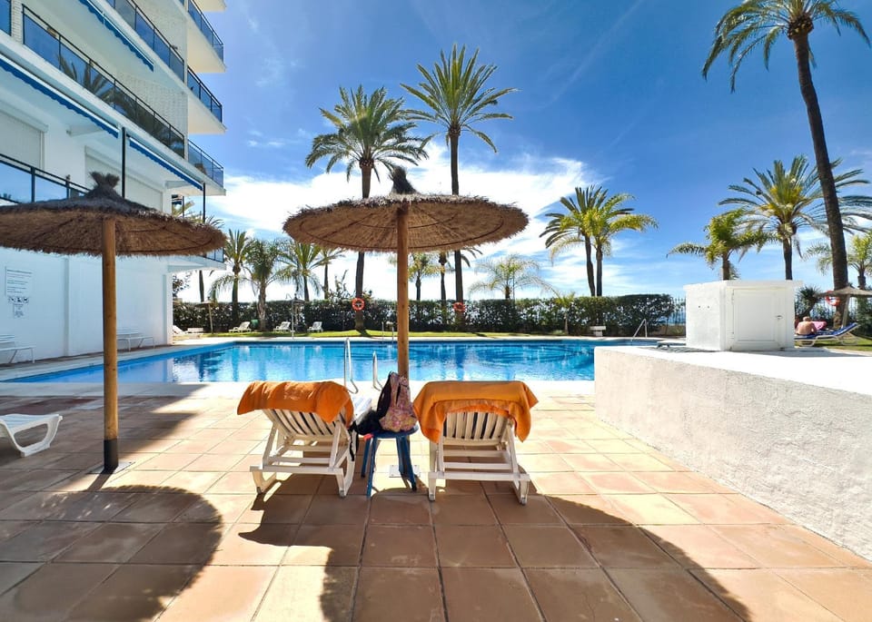 Patio, Day, Swimming pool, sunbed