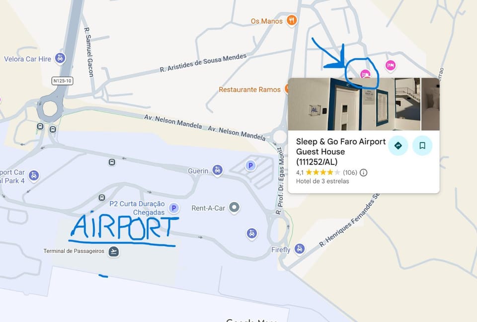 Sleep & Go Faro Airport Guest House Bed and Breakfast in Faro