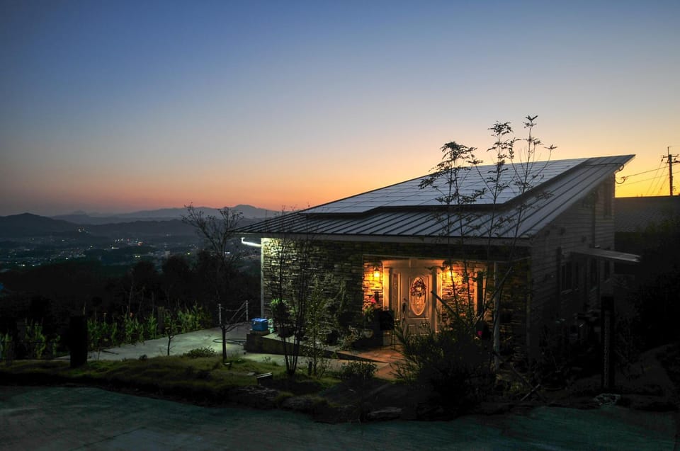 Property building, Mountain view, Sunrise