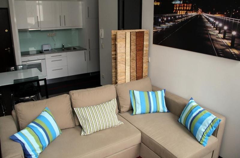 Kitchen or kitchenette, Living room