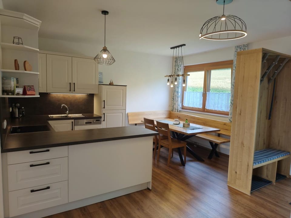 Kitchen or kitchenette, Dining area