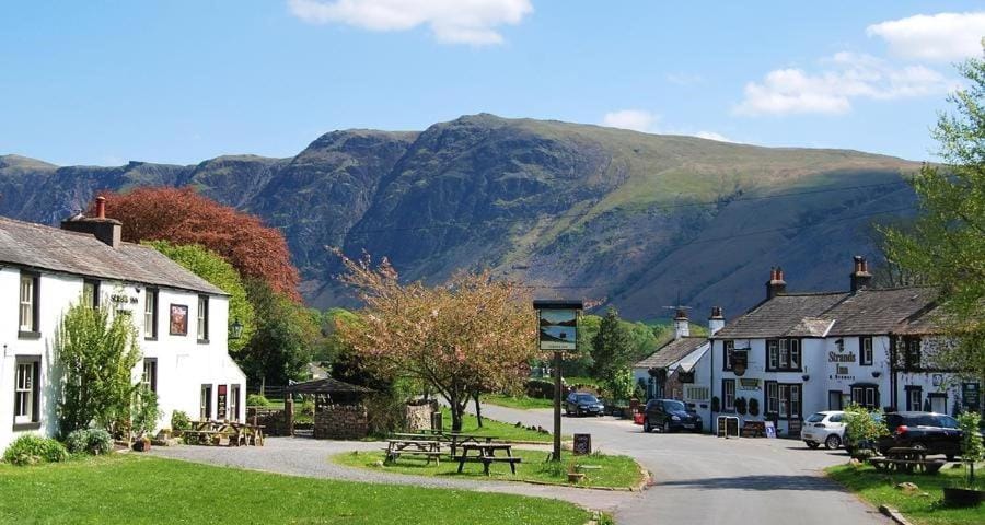 Property building, Summer, On site, Mountain view, Street view