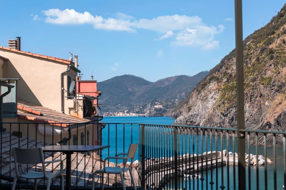 View (from property/room), Balcony/Terrace, Landmark view, Sea view