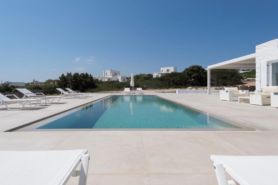 White Santa Maria Villa Villa in Paros, Greece