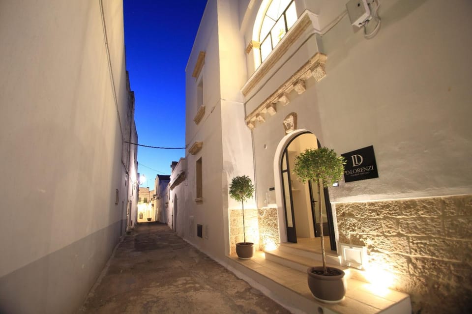 Property building, Facade/entrance, Night, On site