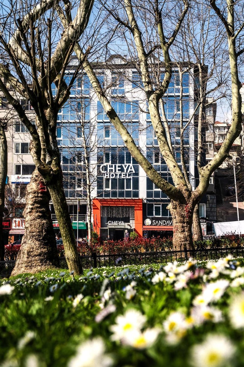 Property building, Spring, Day