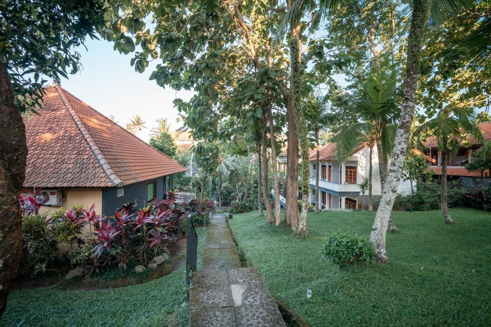Property building, Garden view