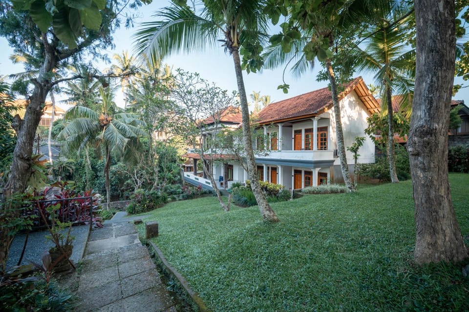 Property building, Garden view