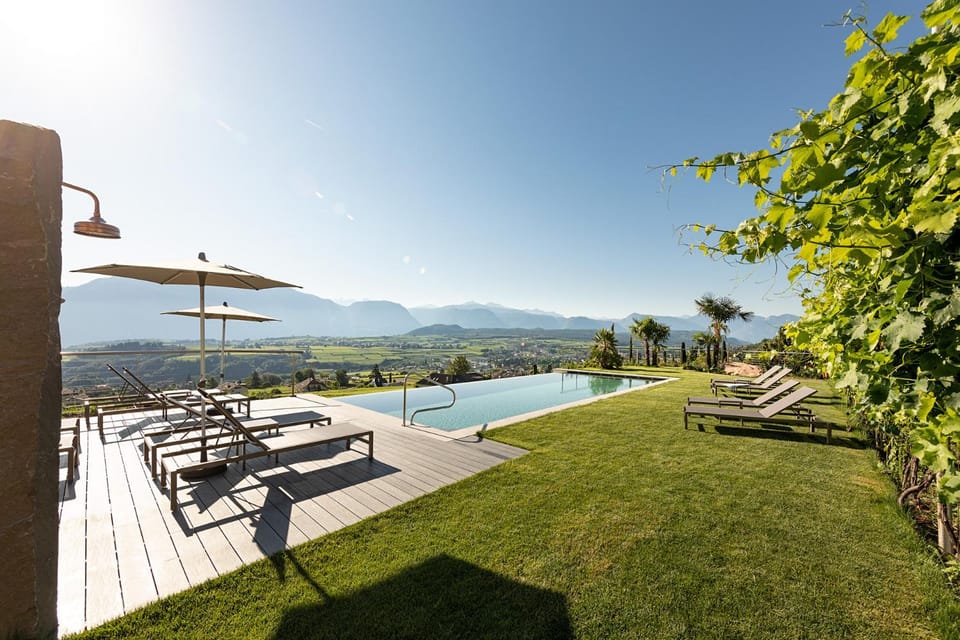 Natural landscape, Garden, Swimming pool, Swimming pool