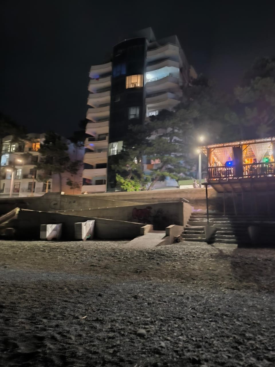 Property building, Night