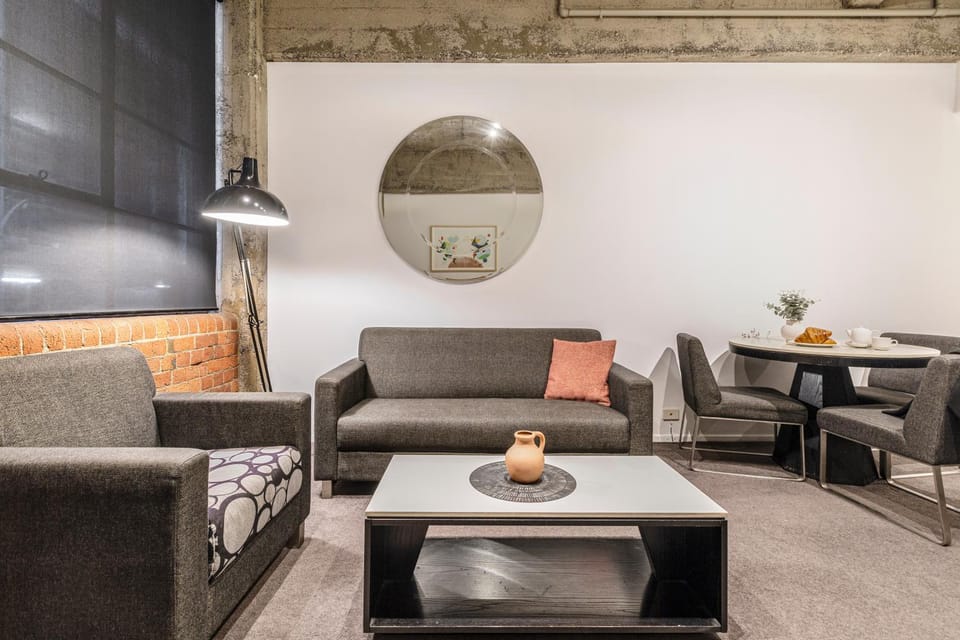 Living room, Seating area, Dining area