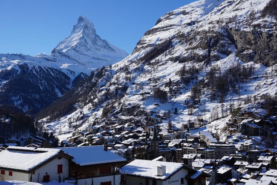 Natural landscape, Winter, Mountain view