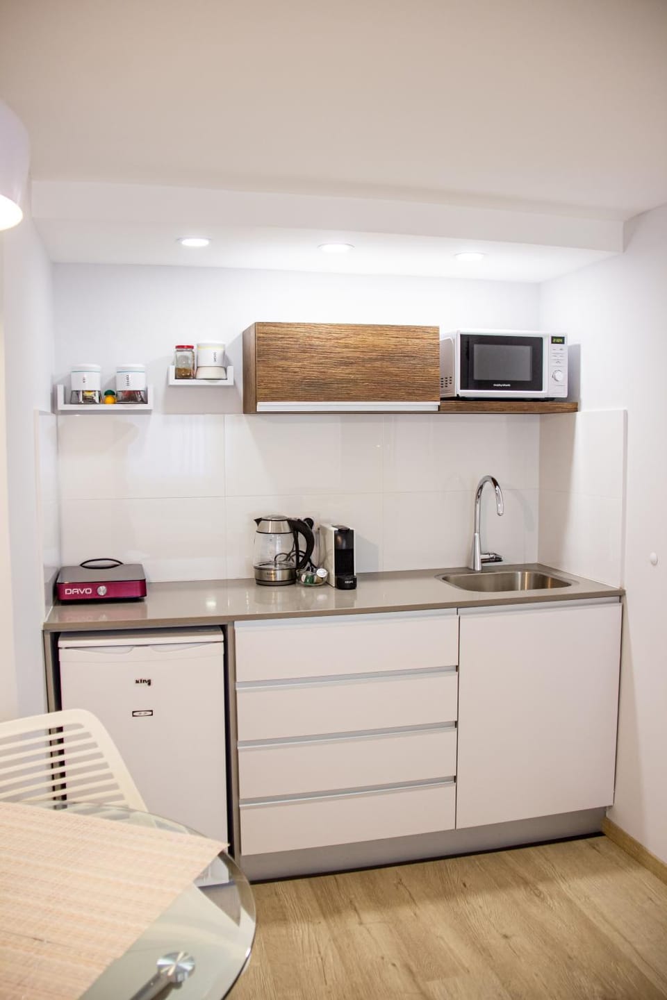 Kitchen or kitchenette, kitchen
